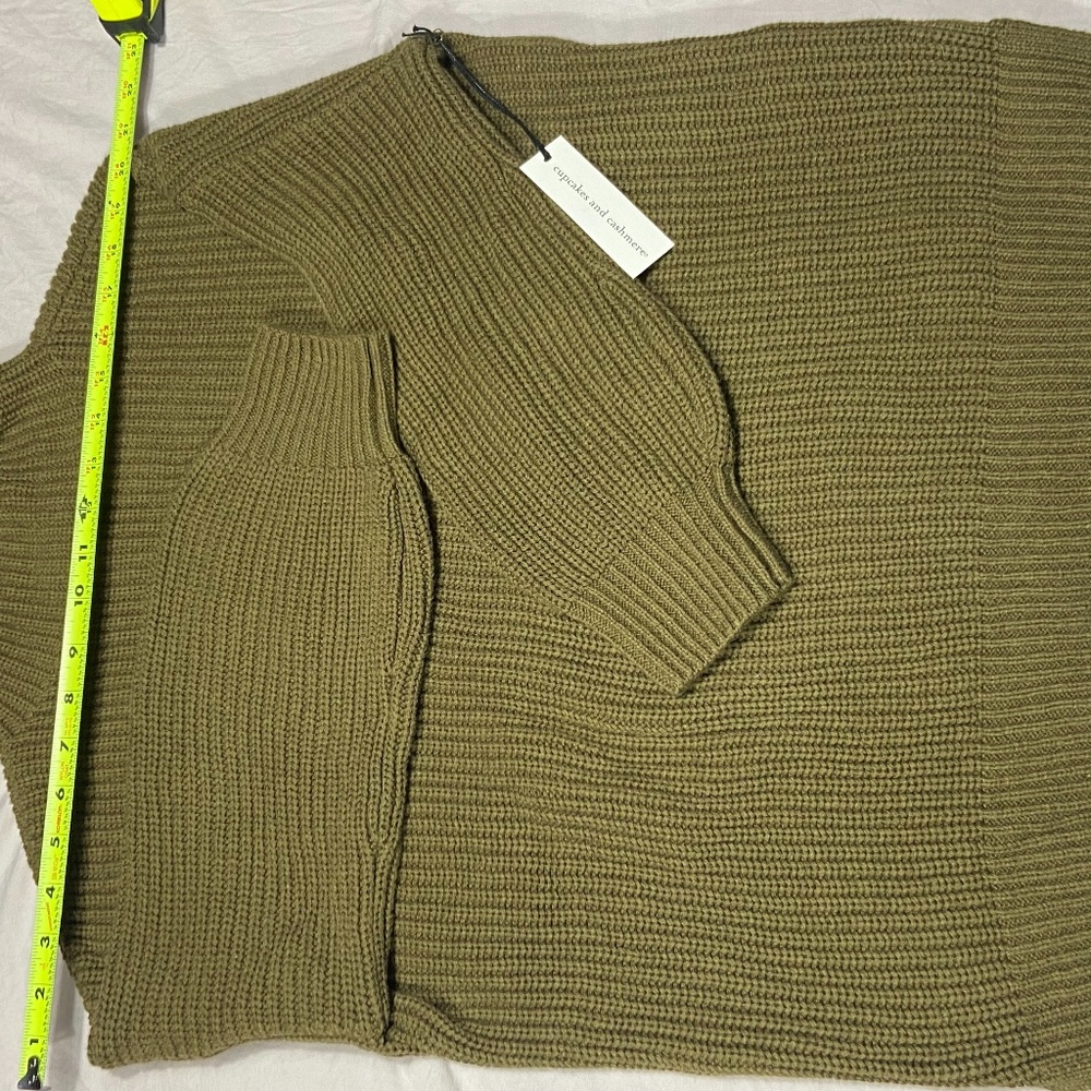 cupcakes+ cashmere mock neck sweater